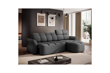 Sektionssoffa Eltap Beneth 301x115x185 cm - Breona 04, Grå, Höger - Möbler - Soffa - Bäddsoffa - Bäddsoffa divan