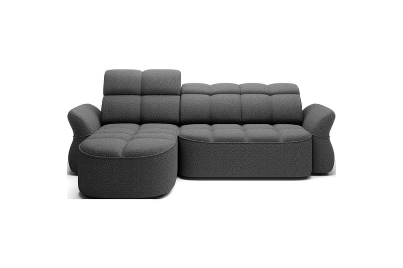 Sektionssoffa Eltap Beneth 301x115x185 cm - Breona 04, Grå, Vänster - Möbler - Soffa - Bäddsoffa - Bäddsoffa divan