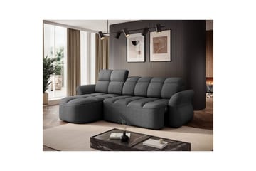 Sektionssoffa Eltap Beneth 301x115x185 cm - Breona 04, Grå, Vänster - Möbler - Soffa - Bäddsoffa - Bäddsoffa divan