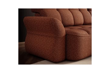 Sektionssoffa Eltap Beneth 301x115x185 cm - Breona 30, Orange, Höger - Möbler - Soffa - Bäddsoffa - Bäddsoffa divan