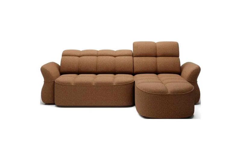 Sektionssoffa Eltap Beneth 301x115x185 cm - Breona 45, Gul, Höger - Möbler - Soffa - Bäddsoffa - Bäddsoffa divan