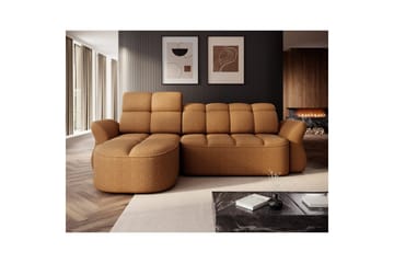 Sektionssoffa Eltap Beneth 301x115x185 cm - Breona 45, Gul, Vänster - Möbler - Soffa - Bäddsoffa - Bäddsoffa divan