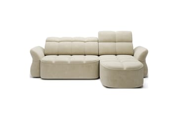 Sektionssoffa Eltap Beneth 301x115x185 cm - Monolith 04, Beige, Höger - Möbler - Soffa - Bäddsoffa - Bäddsoffa divan