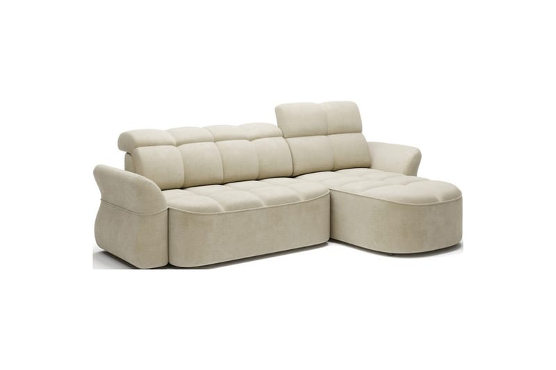 Sektionssoffa Eltap Beneth 301x115x185 cm - Monolith 04, Beige, Höger - Möbler - Soffa - Bäddsoffa - Bäddsoffa divan