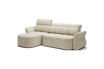 Sektionssoffa Eltap Beneth 301x115x185 cm - Monolith 04, Beige, Vänster - Möbler - Soffa - Bäddsoffa - Bäddsoffa divan
