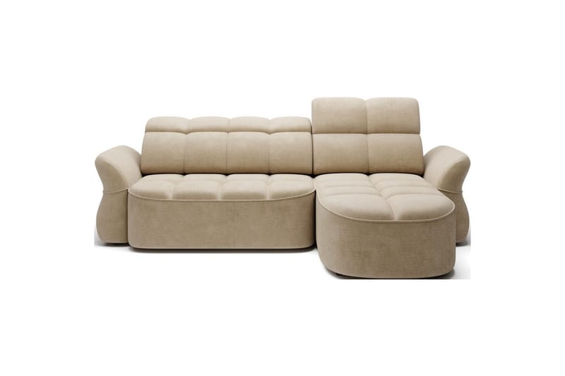 Sektionssoffa Eltap Beneth 301x115x185 cm - Nube 20, Beige, Höger - Möbler - Soffa - Bäddsoffa - Bäddsoffa divan