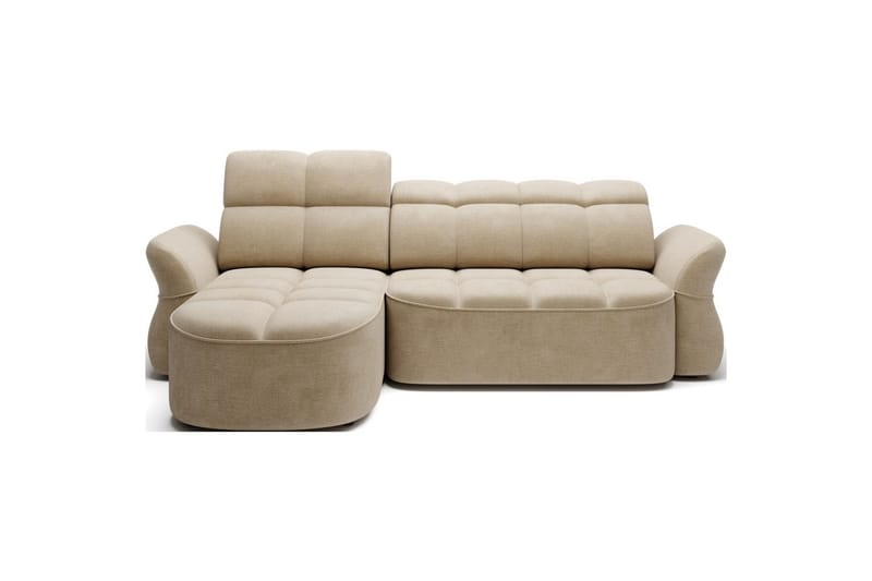 Sektionssoffa Eltap Beneth 301x115x185 cm - Nube 20, Beige, Vänster - Möbler - Soffa - Bäddsoffa - Bäddsoffa divan