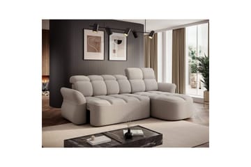 Sektionssoffa Eltap Beneth 301x115x185 cm - Royal 18, Beige, Höger - Möbler - Soffa - Bäddsoffa - Bäddsoffa divan