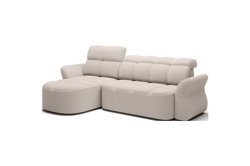 Sektionssoffa Eltap Beneth 301x115x185 cm - Royal 18, Beige, Vänster - Möbler - Soffa - Bäddsoffa - Bäddsoffa divan