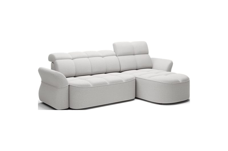 Sektionssoffa Eltap Beneth 301x115x185 cm - Space 03, Ljusgrå, Höger - Möbler - Soffa - Bäddsoffa - Bäddsoffa divan