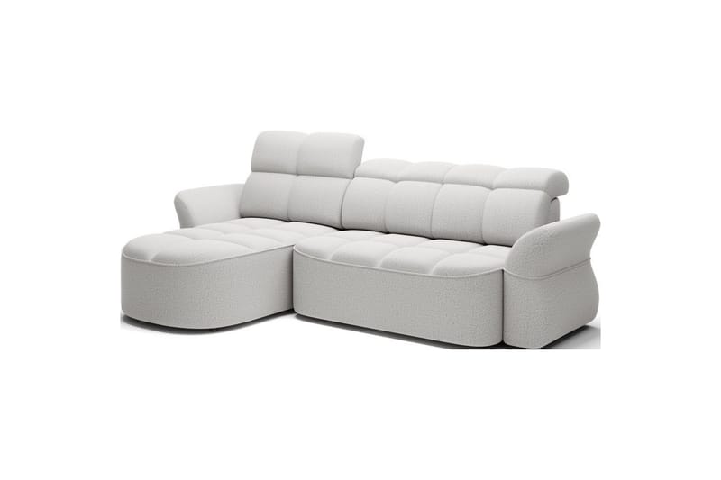 Sektionssoffa Eltap Beneth 301x115x185 cm - Space 03, Ljusgrå, Vänster - Möbler - Soffa - Bäddsoffa - Bäddsoffa divan