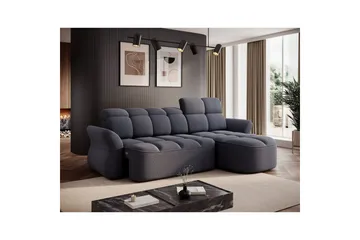 Sektionssoffa Eltap Beneth 301x115x185 cm - Space 40, Blå, Höger - Möbler - Soffa - Bäddsoffa - Bäddsoffa divan