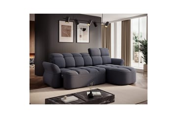 Sektionssoffa Eltap Beneth 301x115x185 cm - Space 40, Blå, Höger - Möbler - Soffa - Bäddsoffa - Bäddsoffa divan