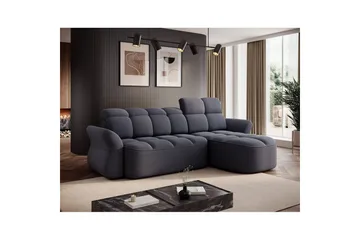 Sektionssoffa Eltap Beneth 301x115x185 cm - Space 40, Blå, Höger - Möbler - Soffa - Bäddsoffa - Bäddsoffa divan
