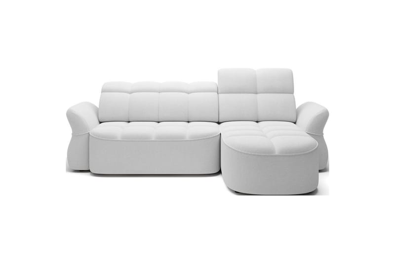 Sektionssoffa Eltap Beneth 301x115x185 cm - Paolli 01 Vit, Höger - Möbler - Soffa - Bäddsoffa - Bäddsoffa divan
