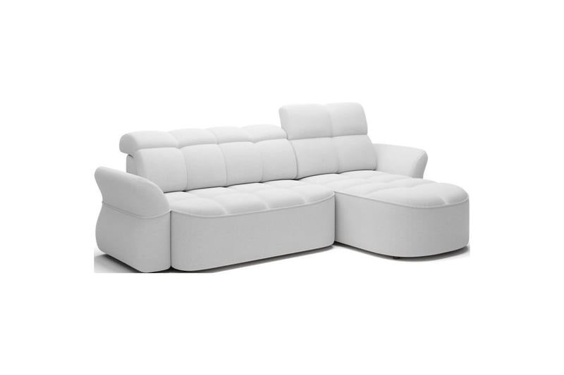 Sektionssoffa Eltap Beneth 301x115x185 cm - Paolli 01 Vit, Höger - Möbler - Soffa - Bäddsoffa - Bäddsoffa divan