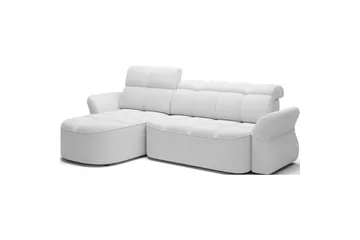 Sektionssoffa Eltap Beneth 301x115x185 cm - Paolli 01 Vit, Vänster - Möbler - Soffa - Bäddsoffa - Bäddsoffa divan