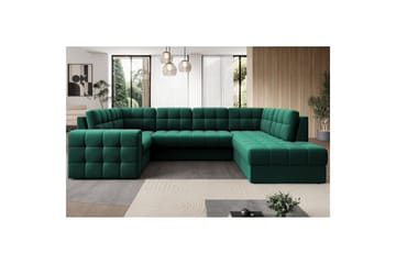 Sektionssoffa Eltap Blewett 299x198x82 cm - Lukso 35, Grön, Höger - Möbler - Soffa - Bäddsoffa - Hörnbäddsoffa