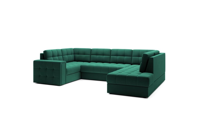 Sektionssoffa Eltap Blewett 299x198x82 cm - Lukso 35, Grön, Höger - Möbler - Soffa - Bäddsoffa - Hörnbäddsoffa