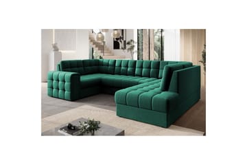 Sektionssoffa Eltap Blewett 299x198x82 cm - Lukso 35, Grön, Höger - Möbler - Soffa - Bäddsoffa - Hörnbäddsoffa