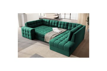 Sektionssoffa Eltap Blewett 299x198x82 cm - Lukso 35, Grön, Höger - Möbler - Soffa - Bäddsoffa - Hörnbäddsoffa