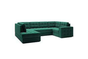 Sektionssoffa Eltap Blewett 299x198x82 cm - Lukso 35, Grön, Vänster - Möbler - Soffa - Bäddsoffa - Hörnbäddsoffa