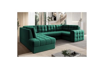 Sektionssoffa Eltap Blewett 299x198x82 cm - Lukso 35, Grön, Vänster - Möbler - Soffa - Bäddsoffa - Hörnbäddsoffa