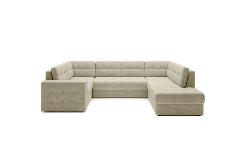 Sektionssoffa Eltap Blewett 299x198x82 cm, Monolith 04, Beige, Höger