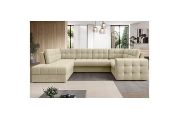 Sektionssoffa Eltap Blewett 299x198x82 cm - Monolith 04, Beige, Vänster - Möbler - Soffa - Bäddsoffa - Hörnbäddsoffa