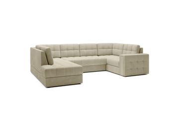 Sektionssoffa Eltap Blewett 299x198x82 cm - Monolith 04, Beige, Vänster - Möbler - Soffa - Bäddsoffa - Hörnbäddsoffa