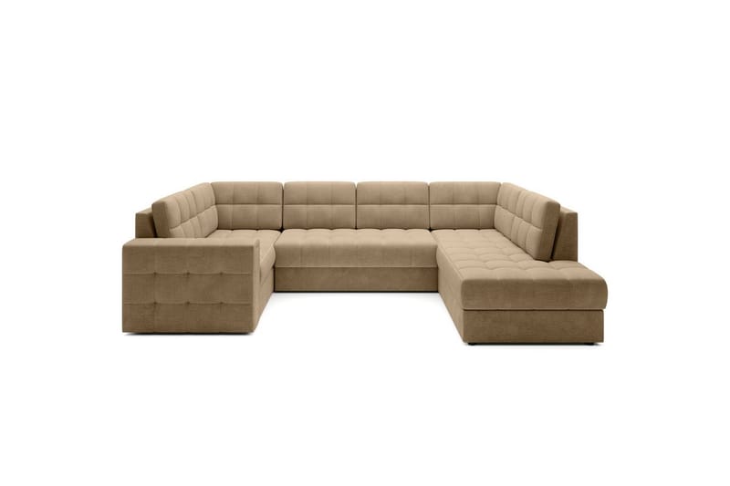 Sektionssoffa Eltap Blewett 299x198x82 cm - Monolith 09, Mörkbeige, Höger - Möbler - Soffa - Bäddsoffa - Hörnbäddsoffa