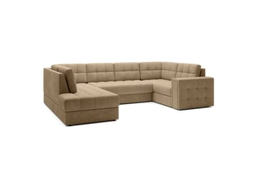 Sektionssoffa Eltap Blewett 299x198x82 cm - Monolith 09, Mörkbeige, Vänster - Möbler - Soffa - Bäddsoffa - Hörnbäddsoffa