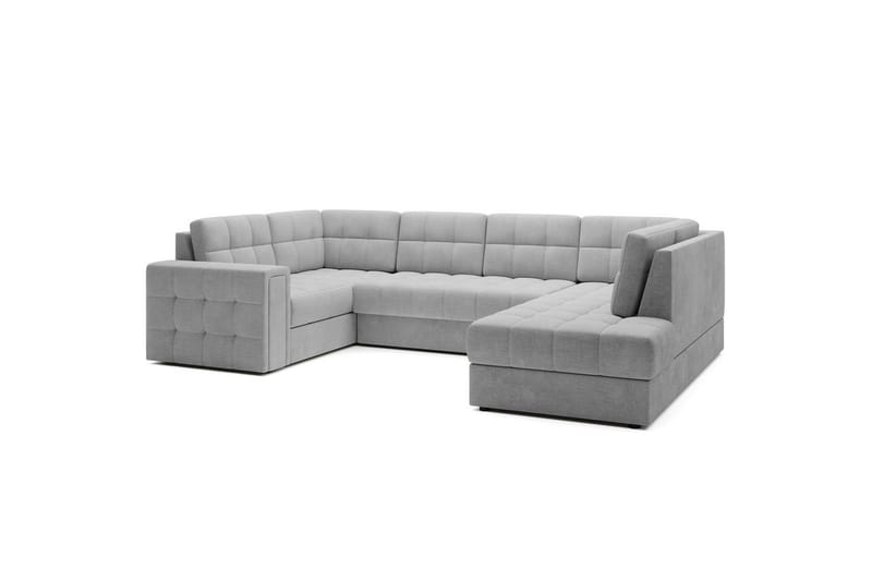Sektionssoffa Eltap Blewett 299x198x82 cm - Monolith 84, Ljusgrå, Höger - Möbler - Soffa - Bäddsoffa - Hörnbäddsoffa