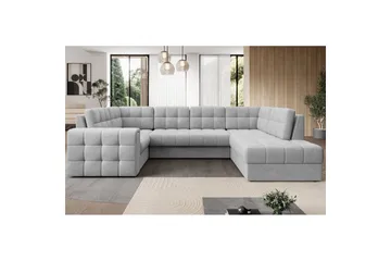 Sektionssoffa Eltap Blewett 299x198x82 cm - Monolith 84, Ljusgrå, Höger - Möbler - Soffa - Bäddsoffa - Hörnbäddsoffa