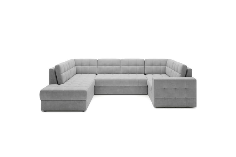 Sektionssoffa Eltap Blewett 299x198x82 cm - Monolith 84, Ljusgrå, Vänster - Möbler - Soffa - Bäddsoffa - Hörnbäddsoffa