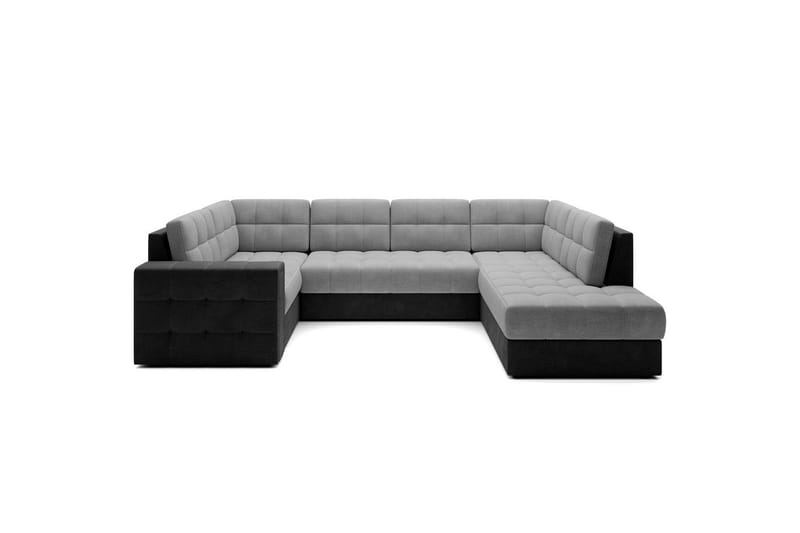Sektionssoffa Eltap Blewett 299x198x82 cm - Monolith 84, Monolith 97, Ljusgrå, Mörkgrå, Höger - Möbler - Soffa - Bäddsoffa - Hörnbäddsoffa