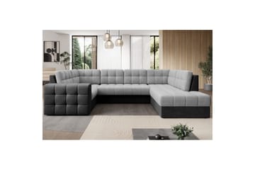 Sektionssoffa Eltap Blewett 299x198x82 cm - Monolith 84, Monolith 97, Ljusgrå, Mörkgrå, Höger - Möbler - Soffa - Bäddsoffa - Hörnbäddsoffa