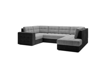 Sektionssoffa Eltap Blewett 299x198x82 cm - Monolith 84, Monolith 97, Ljusgrå, Mörkgrå, Höger - Möbler - Soffa - Bäddsoffa - Hörnbäddsoffa
