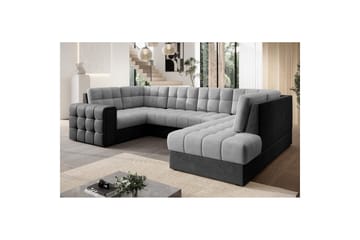 Sektionssoffa Eltap Blewett 299x198x82 cm - Monolith 84, Monolith 97, Ljusgrå, Mörkgrå, Höger - Möbler - Soffa - Bäddsoffa - Hörnbäddsoffa