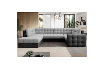 Sektionssoffa Eltap Blewett 299x198x82 cm - Monolith 84, Monolith 97, Ljusgrå, Mörkgrå, Vänster - Möbler - Soffa - Bäddsoffa - Hörnbäddsoffa