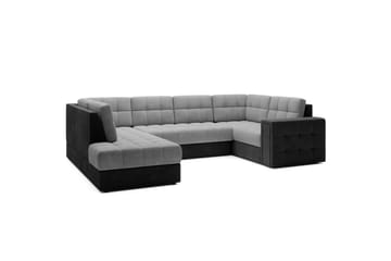 Sektionssoffa Eltap Blewett 299x198x82 cm - Monolith 84, Monolith 97, Ljusgrå, Mörkgrå, Vänster - Möbler - Soffa - Bäddsoffa - Hörnbäddsoffa
