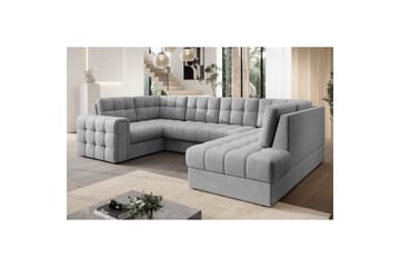Sektionssoffa Eltap Blewett 299x198x82 cm - Monolith 85, Grå, Höger - Möbler - Soffa - Bäddsoffa - Hörnbäddsoffa