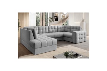 Sektionssoffa Eltap Blewett 299x198x82 cm - Monolith 85, Grå, Vänster - Möbler - Soffa - Bäddsoffa - Hörnbäddsoffa