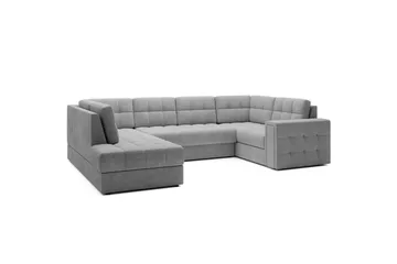 Sektionssoffa Eltap Blewett 299x198x82 cm - Monolith 85, Grå, Vänster - Möbler - Soffa - Bäddsoffa - Hörnbäddsoffa