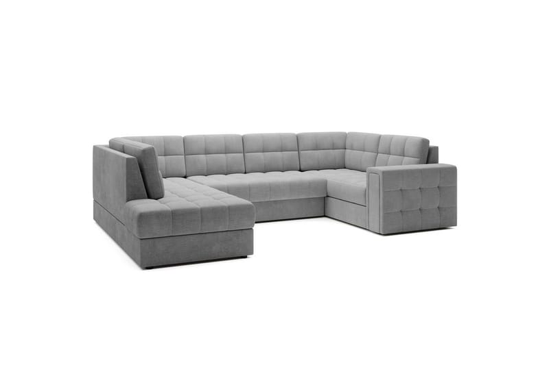 Sektionssoffa Eltap Blewett 299x198x82 cm - Monolith 85, Grå, Vänster - Möbler - Soffa - Bäddsoffa - Hörnbäddsoffa