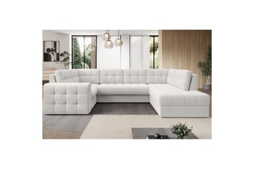 Sektionssoffa Eltap Blewett 299x198x82 cm - Royal 01, Vit, Höger - Möbler - Soffa - Bäddsoffa - Hörnbäddsoffa