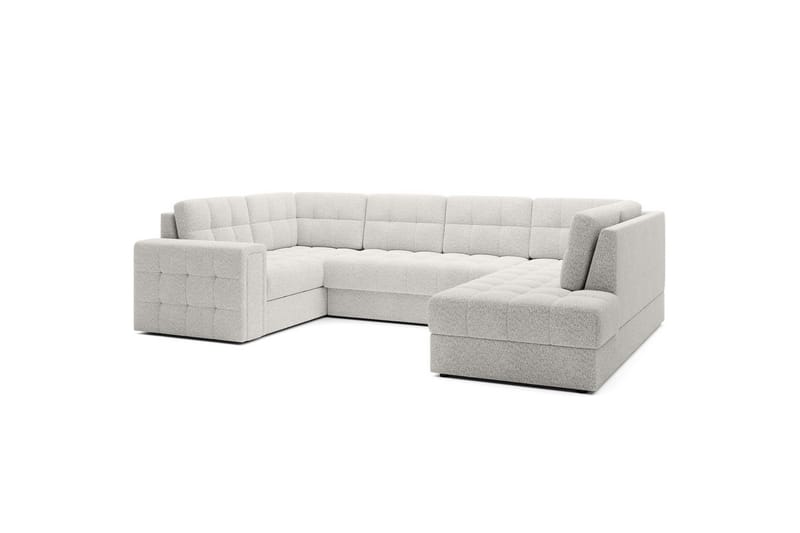Sektionssoffa Eltap Blewett 299x198x82 cm - Royal 01, Vit, Höger - Möbler - Soffa - Bäddsoffa - Hörnbäddsoffa