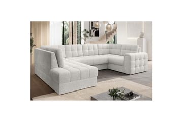 Sektionssoffa Eltap Blewett 299x198x82 cm - Royal 01, Vit, Vänster - Möbler - Soffa - Bäddsoffa - Hörnbäddsoffa