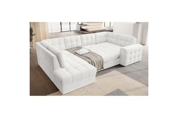 Sektionssoffa Eltap Blewett 299x198x82 cm - Royal 01, Vit, Vänster - Möbler - Soffa - Bäddsoffa - Hörnbäddsoffa