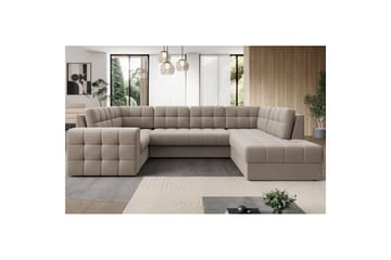 Sektionssoffa Eltap Blewett 299x198x82 cm - Sola 18, Beige, Höger - Möbler - Soffa - Bäddsoffa - Hörnbäddsoffa